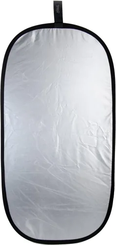 Vista 2 de Rogue Reflector plegable 2 en 1 - Super Soft Silver / Natural White 20x40" a softer more diffuse light than shiny silver reflectors