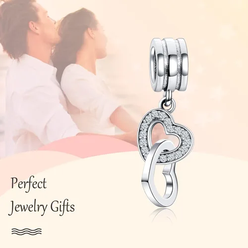 Vista 3 de Annmors Charms for Bracelets Family Animal Safety Chains Nature Dangle for Women Bracelets & Necklace Pendant