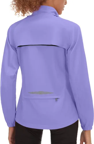 Vista 12 de Little Donkey Andy Chaqueta de ciclismo plegable para mujer, mangas Amarillo fluorescente