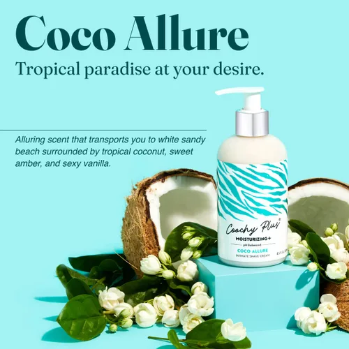 Vista 7 de Kit completo de afeitado íntimo IntiMD Coochy Plus - Coco Allure y humectante calmante de protección después del afeitado orgánico - Fórmula