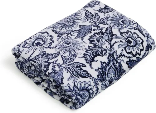 Vista 8 de Vera Bradley cobija de felpa extragrande para mujer, Individual/individual XL