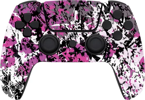 Vista 24 de Custom Wireless Controller Compatible with PS5 - Multiple Designs Available (Abstract Fusion)
