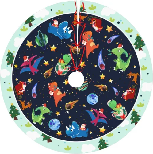 Vista 19 de 4 de julio Patrióticos Bandera Americana Estrellas y Rayas Día de los Veteranos Falda para Árbol de Navidad Día de los Caídos Alfombrilla para Árbol