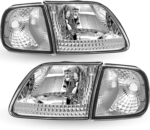 Vista 19 de TUSDAR Juego de montaje de faros delanteros para Ford F-250 F-350 F-450 F-550 Super Duty lado del pasajero del conductor