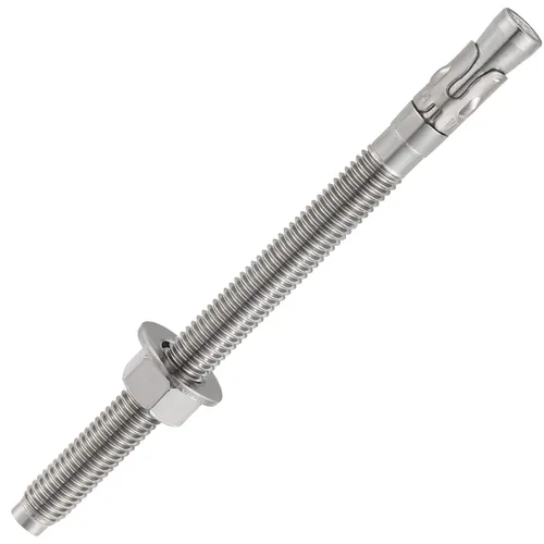 Vista 13 de Wensilon 5 piezas sujetadores estándar de 1/2x2-3/4 pulgadas, anclajes de cuña de acero inoxidable 304 para servicio pesado para cemento y hormigón