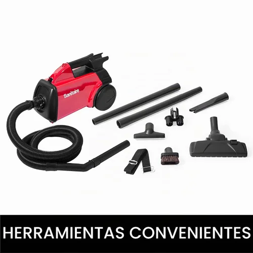 Vista 4 de Sanitaire SC3683D Aspiradora con contenedor, color rojo, 19.2 x 17.75 x 11.3 pulgadas