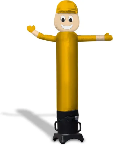 Vista 5 de LookOurWay Tubo inflable personalizado para hombre con ondas de aire, tubo publicitario inflable de 6 pies de alto con brazo agitador que agita