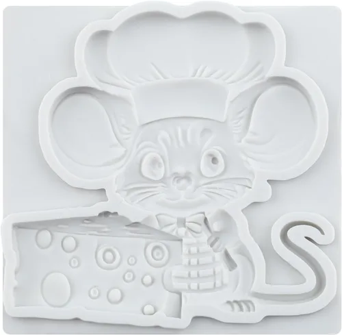 Vista 9 de Lingzhi Molde de silicona para ratón, molde para fondant de queso, para decoración de pasteles, chocolate, dulces, cupcakes, pasta de goma