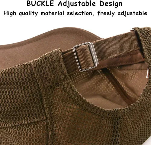 Vista 5 de M MOACC Boina para hombre, malla transpirable, de verano, gorra de boina plana ajustable