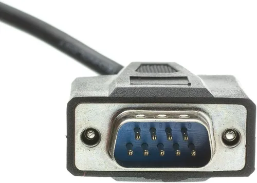 Vista 5 de CableWholesale Cable de extensión serie de 6 pies, DB9 macho a hembra, 28 AWG, conductor RS232 9, 1:1, negro, extensor serie macho a hembra