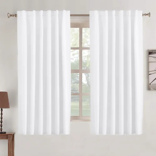 Vista 62 de Turquoize Cortinas Opacas con Aislamiento Térmico Paneles de Tratamiento de Ventanas con Bolsillo para Barra Paneles de Ventana para Ventanas