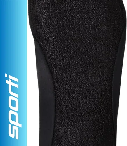 Vista 3 de Sporti Nylon Spandex Swim Fin Calcetines - Negro - Pequeño, Negro