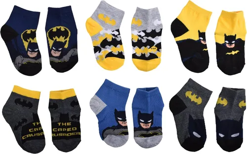 Vista 2 de Batman Baby Boys' Quarter Socks