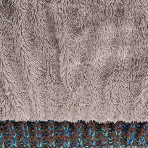 Vista 6 de C.C Exclusives - Gorro con pompón para mujer, diseño de semilla de invierno.