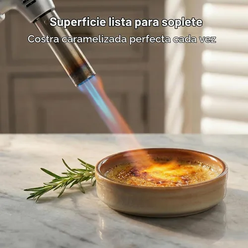 Vista 5 de ONEMORE Ramekins - Juego de 6 moldes aptos para horno, 4 onzas, cuencos de cerámica para souffle, natillas, salsa de inmersión, postre, microondas
