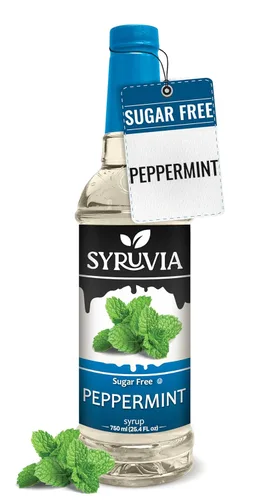 Vista 81 de Jarabe de café sin azúcar Syruvia, jarabe con sabor a caramelo para bebidas, lattes y postres – 25.4 fl oz
