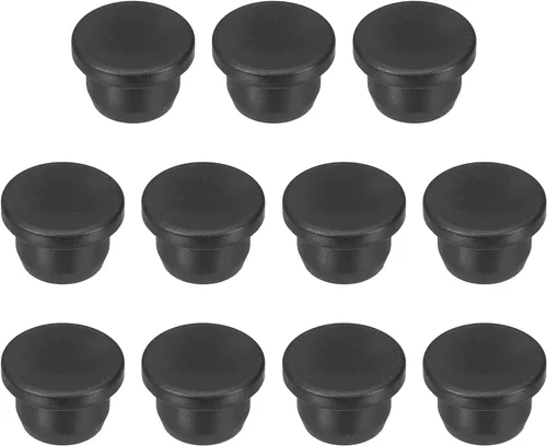 Vista 143 de MECCANIXITY - Tapones de silicona en forma de T (26mm, 1 pulgada de diámetro), color negro