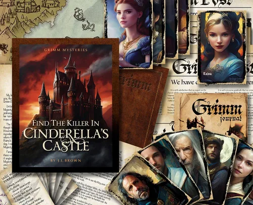 Vista 3 de GRIMM MYSTERIES: Encuentra al asesino en el castillo de Cenicienta Juego de misterio de asesinato Si eres un detective de corazón que ama