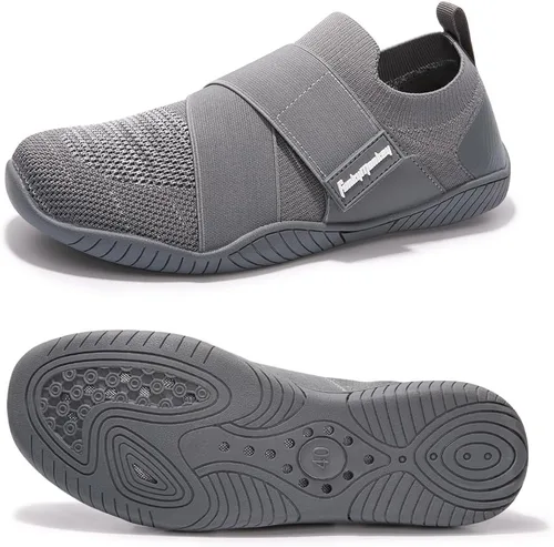 Vista 7 de FUNKYMONKEY Zapatos deportivos acuáticos para hombre, de secado rápido, sin cordones, adecuados para uso casual, caminar, fitness, vadear y otras