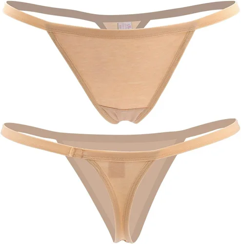 Vista 3 de Closecret - Tangas de algodón para mujer, paquete de 6