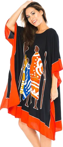 Vista 2 de Back From Bali Traje de baño corto africano para mujer