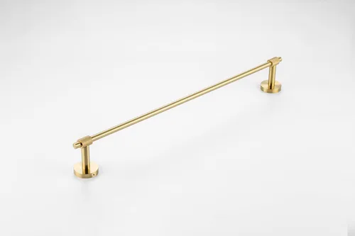 Vista 5 de Toallero individual – Serie Avant, colgador de toallas de baño de acero inoxidable, resistente, barra individual montada en la pared con diseño