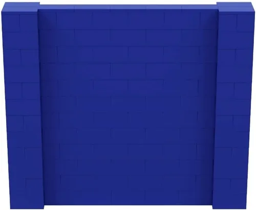 Vista 145 de EverBlock Kit de pared de 5 x 4 pies Bloques de construcción modulares Sistema de pared para edificios, pantallas y estructuras Divisor