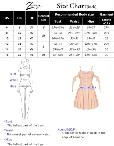 Vista 6 de Zexxxy Vestido corto de gasa para mujer, vestido corto formal de noche, tirantes delgados, plisado, tallas S-XXL