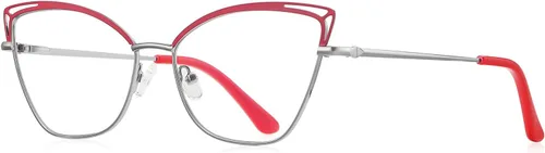 Vista 11 de Gafas de luz azul Cateye - Lentes falsos para mujer, antifatiga ocular, lentes transparentes