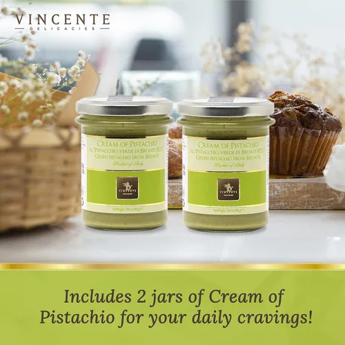 Vista 6 de Vincente Delicacies - Pasta de pistacho para pan, pastelería, helado y postre (7.05 onzas, paquete de 2)