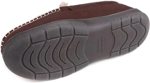 Vista 3 de Zigzagger - Pantuflas estilo mocasín de microgamuza y espuma viscoelástica, para hombre