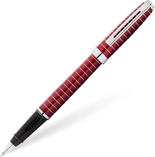 Vista 9 de Sheaffer Prelude - Bolígrafo de laca de ónix negro con tapa de paladio perseguido y ribete chapado en oro de 22 quilates