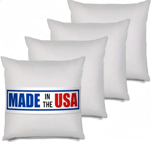 Vista 11 de MSD Relleno de almohada de 16 x 16 pulgadas, hipoalergénico, forma cuadrada, relleno estándar de poliéster blanco, relleno de almohada europea