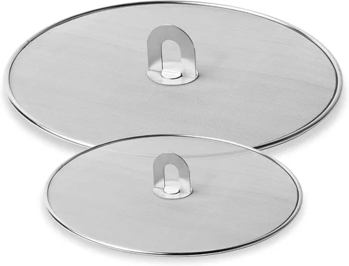 Vista 13 de Homestia 2 pantallas contra salpicaduras para sartén, protector contra