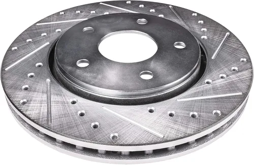 Vista 217 de Detroit Axle - Rotores de freno delantero para 04-13 Mazda 3 Rotores de frenos de disco 06-15 Mazda 5 Reemplazo: Rotor regular delantero de 11.81