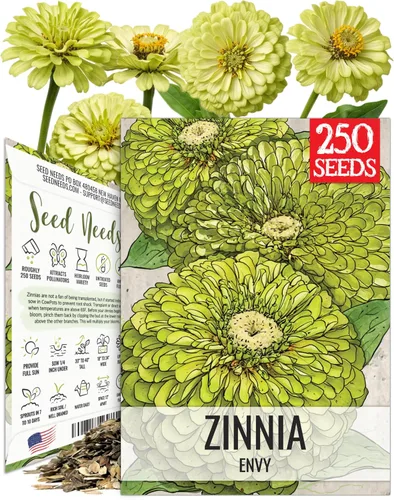 Vista 17 de Seed Needs State Fair - Semillas de zinnia para plantar flores cortadas mixtas, 1 paquete 4-Mezclado
