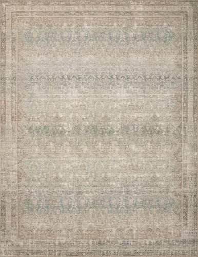 Vista 47 de Loloi Angela Rose Aubrey Collection AUB-02 - Alfombra decorativa de 2 pies 3 pulgadas x 3 pies 9 pulgadas, altura de pelo 0,19 pulgadas, diseño