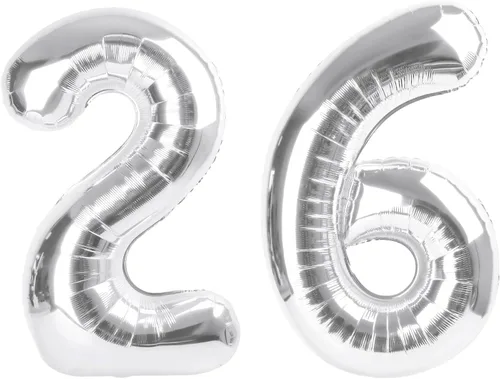 Vista 333 de Globos con números de 40 pulgadas, color negro, para decoraciones de cumpleaños de 10 a 100 años Jumbo 40In & Vibrant Color, With Hanging Holes