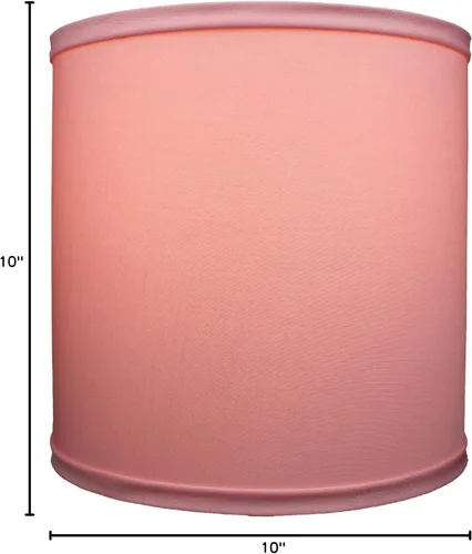 Vista 4 de FenchelShades.com 10 pulgadas de diámetro superior x 10 pulgadas de diámetro inferior de 10 pulgadas de alto, pantalla de tambor de tela de araña