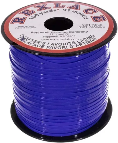 Vista 4 de Craft County Rexlace Plastic Craft Lace - Encaje para manualidades, 3/32 pulgadas (verde manzana)
