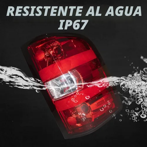 Vista 6 de Boine Luz trasera compatible con Chevy Silverado 1500 2500HD 3500HD 2007 2008 2009 2010 2011 2012 2013 2014 lado del conductor y pasajero, bombilla