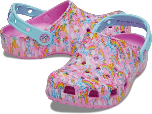 Vista 6 de Crocs Zuecos clásicos unisex para adultos Lisa Frank