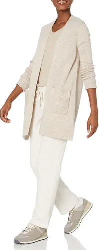 Vista 4 de Tienda Essentials Women's Long-Sleeve Jersey Stitch Open-Front Cardigan