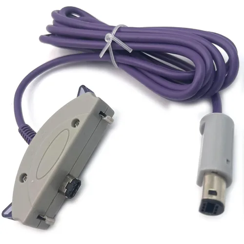 Vista 2 de 2pcs Compatible with Nin-tendo Gameboy Advance to Gamecube Link Cable Game Boy Advance Adapter New