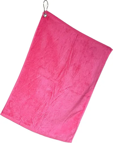 Vista 14 de Toalla de algodón para bolsa de golf con clip (Aqua)