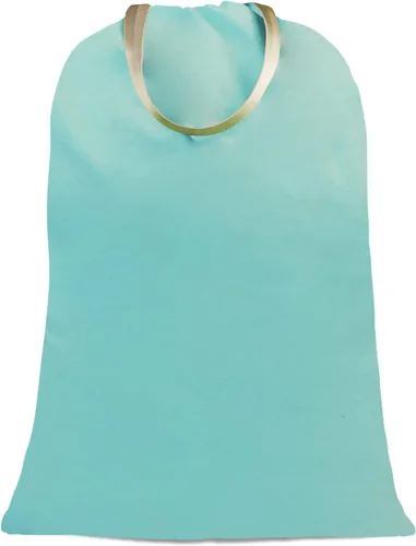 Vista 17 de Sanlykate Bolsa grande de lona de algodón con cordón y asas, organizador de ropa sucia resistente y duradero, bolsa de almacenamiento resistente a