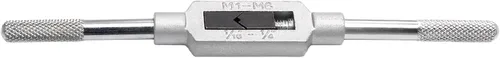Vista 7 de Piutouyar M1-6 Llave de grifo ajustable con mango 1/16"-1/4" Llave de escariador de mango de grifo profesional Herramienta profesional de llave