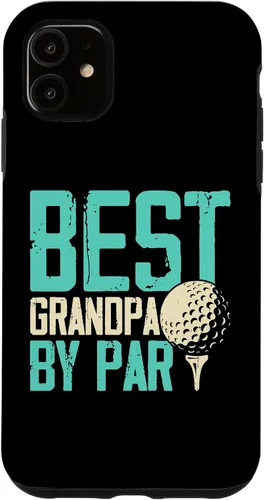 Vista 5 de iPhone 14 Best Grandpa By Par Fathers Day Funny Golfing Golfer Grandpa Case