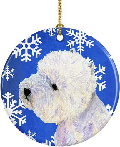Vista 43 de Caroline's Treasures Cavalier Spaniel - Adorno de cerámica para colgar en el árbol de Navidad, para el hogar, Navidad, fiestas, regalo, 3 pulgadas