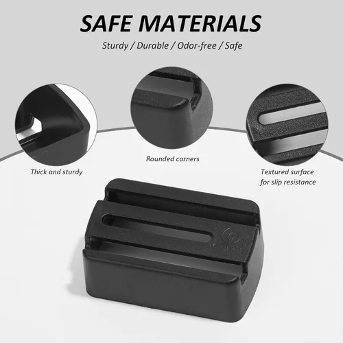 Vista 3 de Protector de liberación de hebilla para asientos infantiles, ayuda a prevenir el prensado accidental por parte de los niños, paquete de 2 (negro)